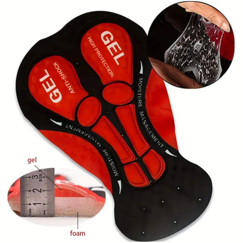 (image for) Men's Cycling Pant 3D Gel Breathable Shockproof Elastic Sweat-absorbent Sport Shorts Underpants for Bicycle